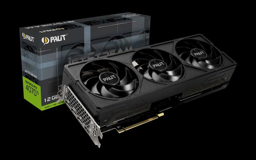Продавам видеокарта PALIT Nvidia GeForce RTX™ 4070 Ti JetStream