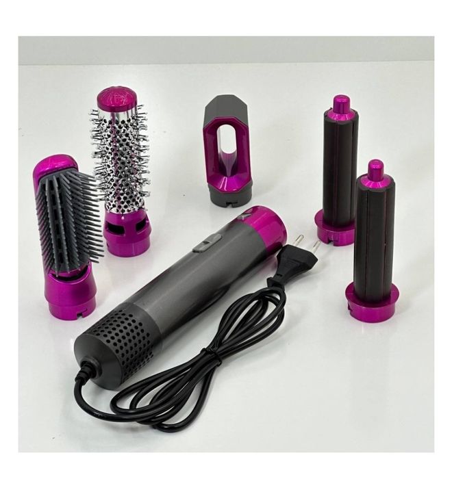 Новый фен с 5 насадками