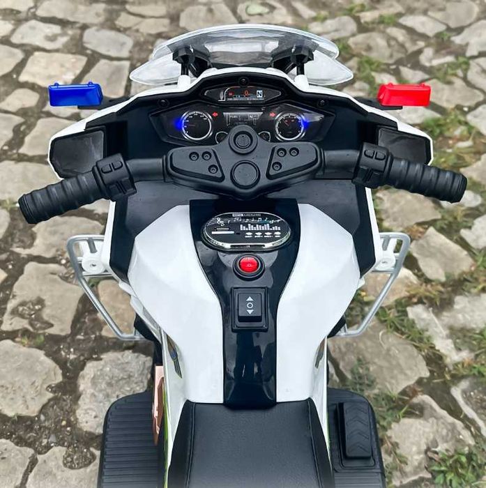 Motocicleta electrica pentru copii 3–7 ani lumini, sunete, MP3, LED