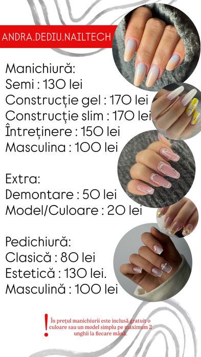 Manichiură~Pedichiură GALAȚI