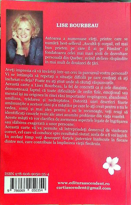 Cele 5 răni care ne împiedică să fim noi înșine - Lise Bourbeau