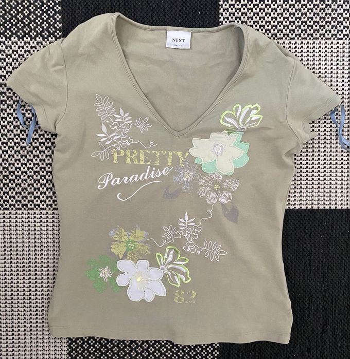 Lot 4 tricouri damă S/XS – Next și modele casual, stare foarte bună