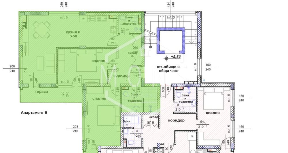 Продава се Тристаен апартамент в Габрово, Център - 140 кв.м за 1072 €/кв.м - Снимка #1