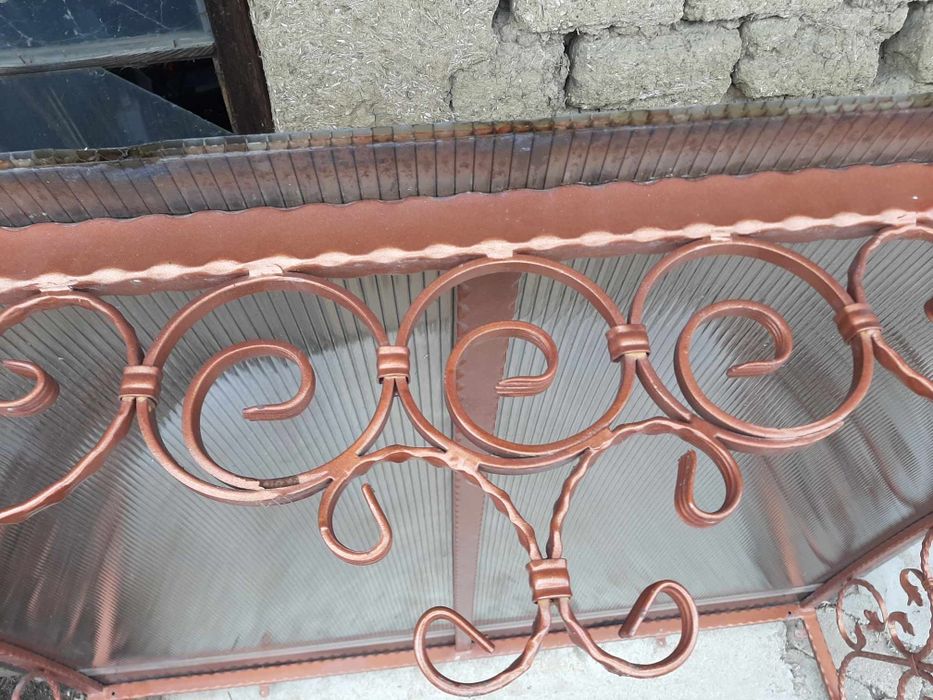 Навес от ковано желязо