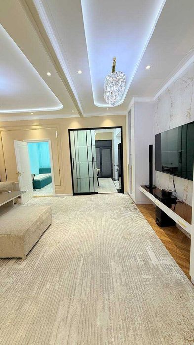 ЖК Чарх Новза, 3х ком. 80 кв. с ремонтом, ор-н Шайхантахур РОВД (НБ)