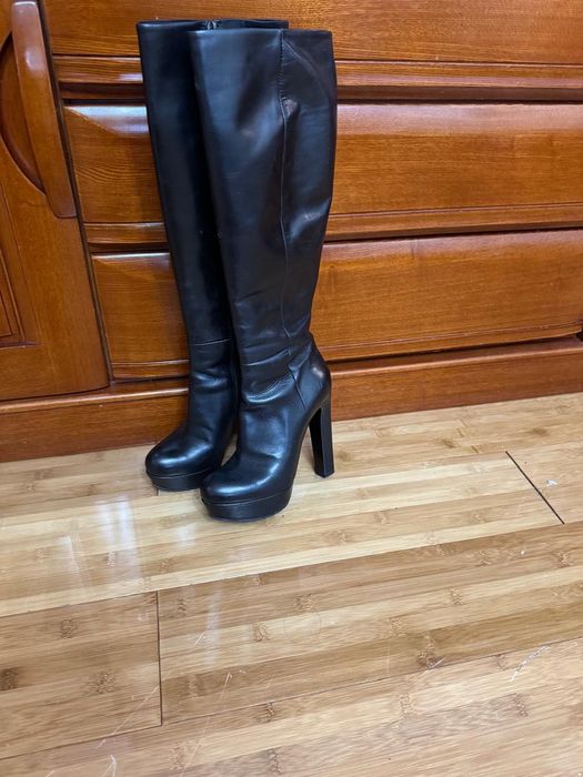 Кожаные сапожки натуральная кожа