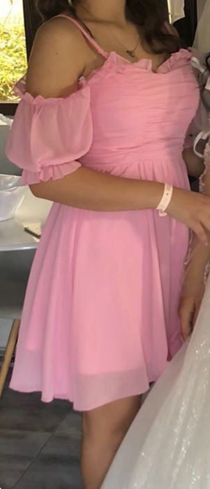 Rochie scurta roz