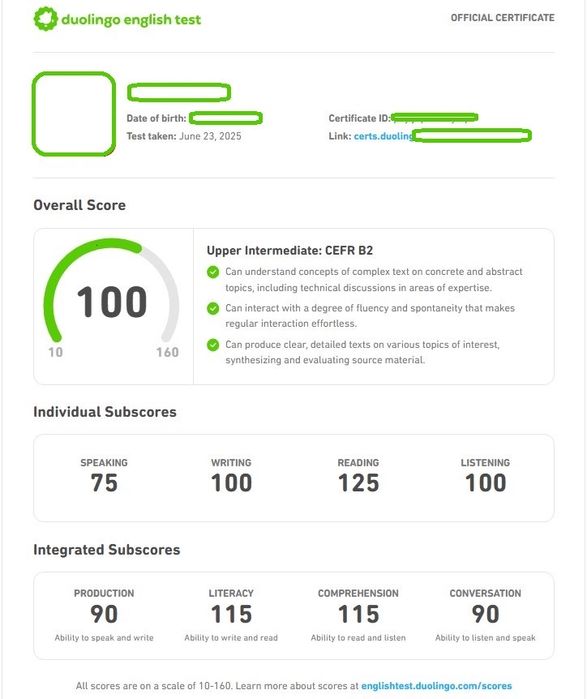 Помогу сдать Duolingo English Test / TOEFL