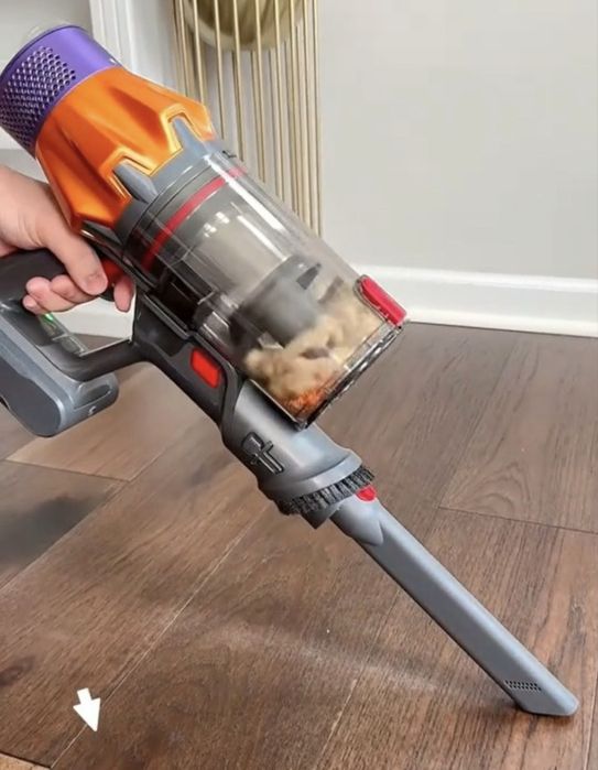 Пылесос Honiture X7 желтый, серый