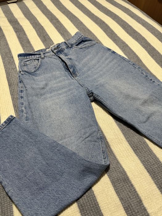 Дамски светло сини дънки