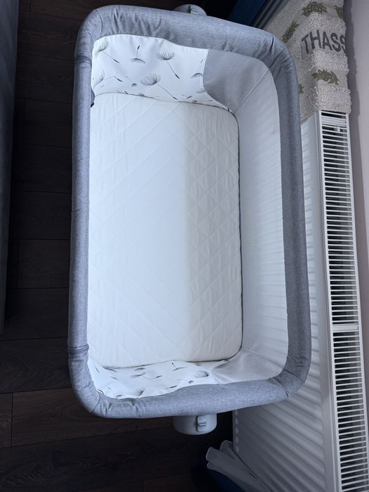 Patut co-sleeper Lionelo, Pliabil, Cu sistem de leganare