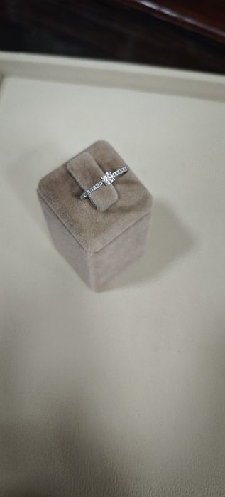 Inel aur 14k logodna SAVICKI DIAMANT natural 0.17ct(r)