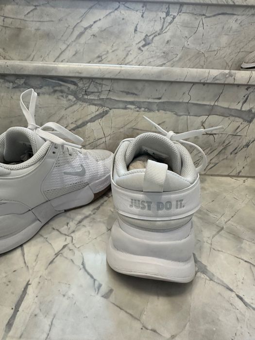 Nike Обувки за бягане Crosscourt с мрежа, Бял