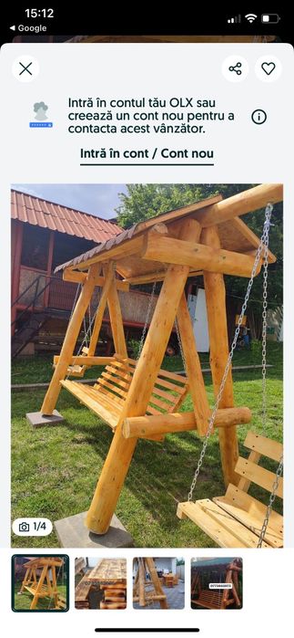 Masă cu scaune terasă