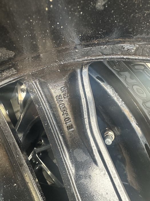 Jante aliaj BMW in doua latimi R20 + cauciucuri in stare buna 10j / 11 j x 20