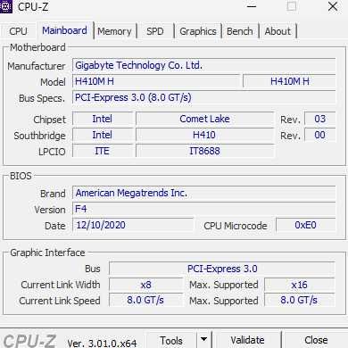 Gigabyte H410M H.