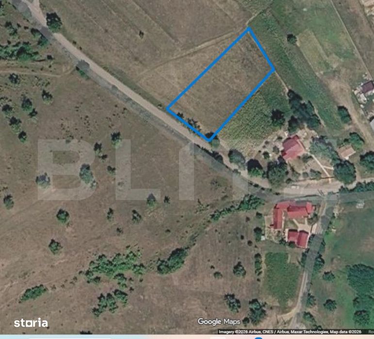 Teren intravilan, 1.500 mp, 26 ml deschidere, drum asfalta, zona Adanc