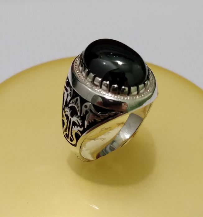 Кольцо серебряное мужское.Перстень.