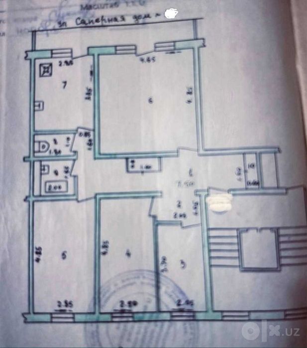 4/7/9 на м-в Карасу 4 Площадь: 94м²