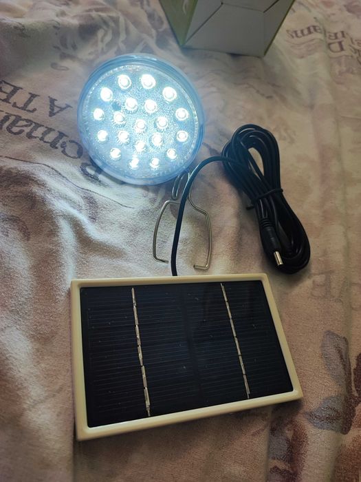 Соларна къмпинг LED лампа