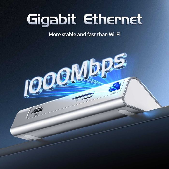 intpw P9R PRO USB C хъб,10-в-1  4K/60Hz HDMI,10Gbps Type C и USB A 3.2