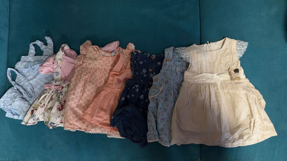 Детски рокли за момиче размер 68