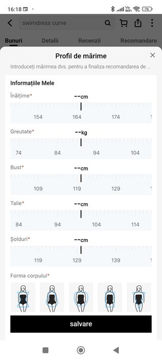 Vând costum de baie 2 xl