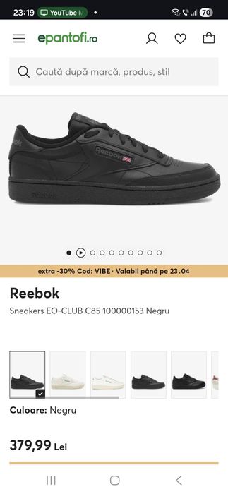 Reebok marimea 43