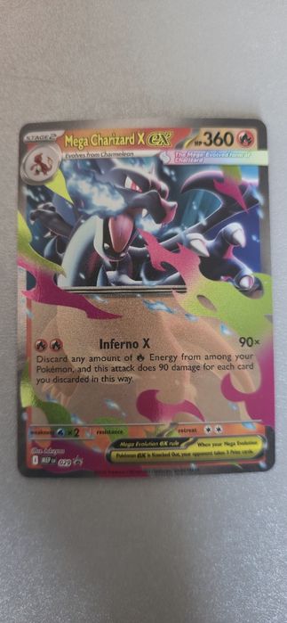 Cartonas pokemon Mega Charizard X ex