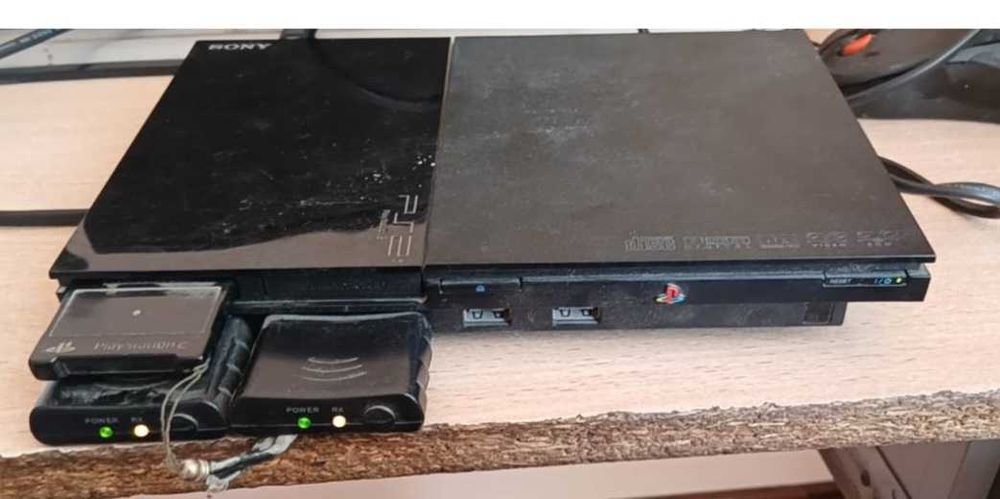 Игровая приставка Sony PlayStation 2 Slim (SCPH-90004) + комплект