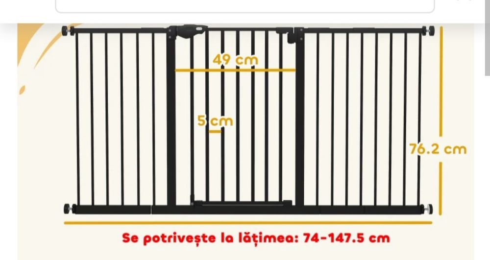 Poarta delimitare spatii