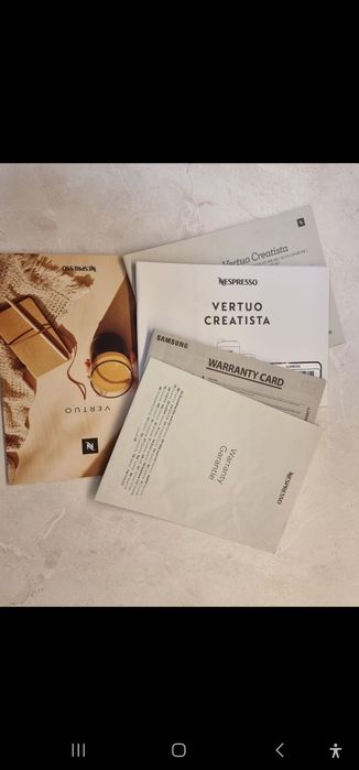 Vand Nespresso Vertuo Creatista + 160 capsule | Stare impecabila