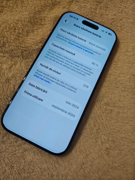 Vand iphone 16pro garantie