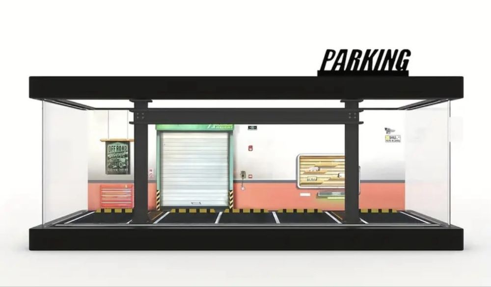 Диорама (гараж) за модели 1:64 HW