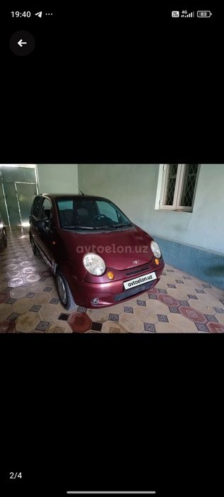 Matiz gaz benzin 2007 mator kap rem 4 yangi balon