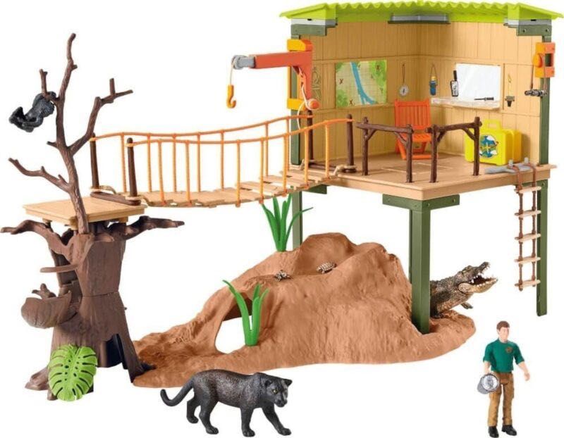 Schleich Wild Life Приключенска станция (42507) - 68 части, ново