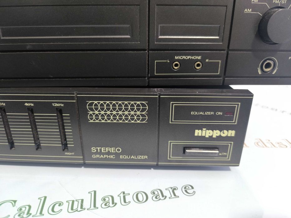 Sistem Audio Hi-Fi Nippon cu Radio AM/FM, Casetofon, Pick-up