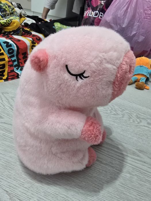 игрушка розовая капибара