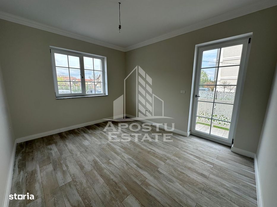 Apartament cu 2 camere si gradina de 45mp in Giroc la asfalt finalizat