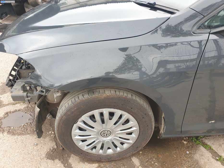 Aripa Stanga Fata cu Ondulatii Volkswagen Golf 7 2013 - 2017 Culoare Gri LI7F [K5274]