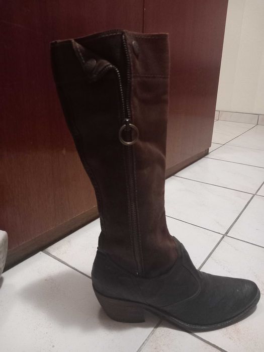 Дамски ботуши естествена кожа