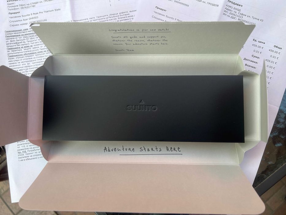 Продавам Часовник Suunto 9 Peak Pro Titanium Slate и безжични слушалки