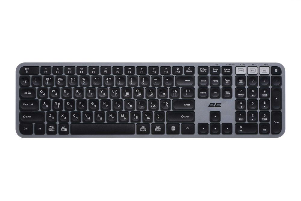 } Keyboard 2E KS240 WL BT Gray