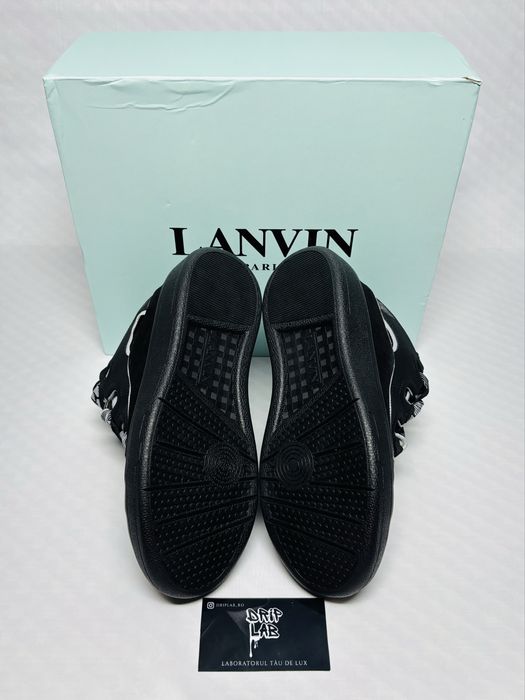 Lanvin Curb Negru reflectorizant 43