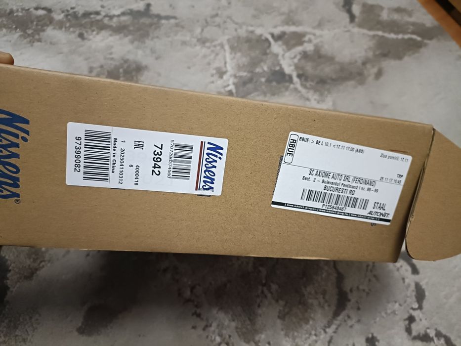 Radiator incalzire Niissens cod73942 pentru Volkswagen