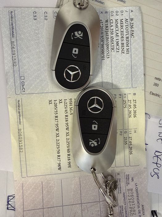 Mercedes Benz CLA EQ 350 4Matic 2026 1200 KM FULL ELECTRIC usor avariat / avariate / lovit