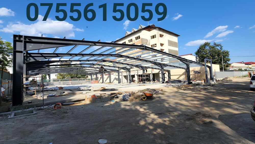 Vand și construiesc hale metalice din europrofile