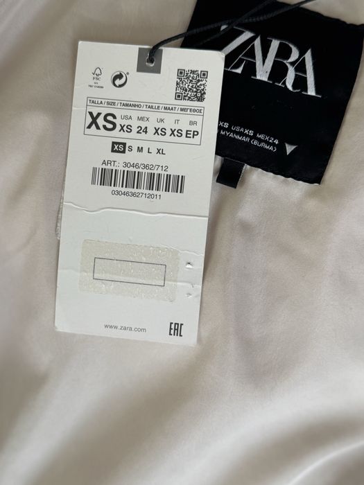 Geaca lunga zara , potrivita pentru XS/S