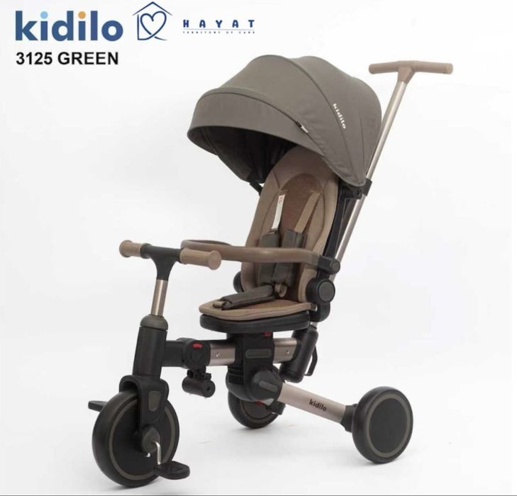 Трехколесный велосипед Kidilo 7 в 1 | Трансформер