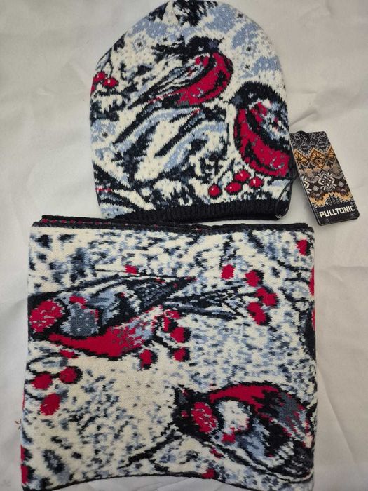 Комплект шапка и шарф Турецкий бренд